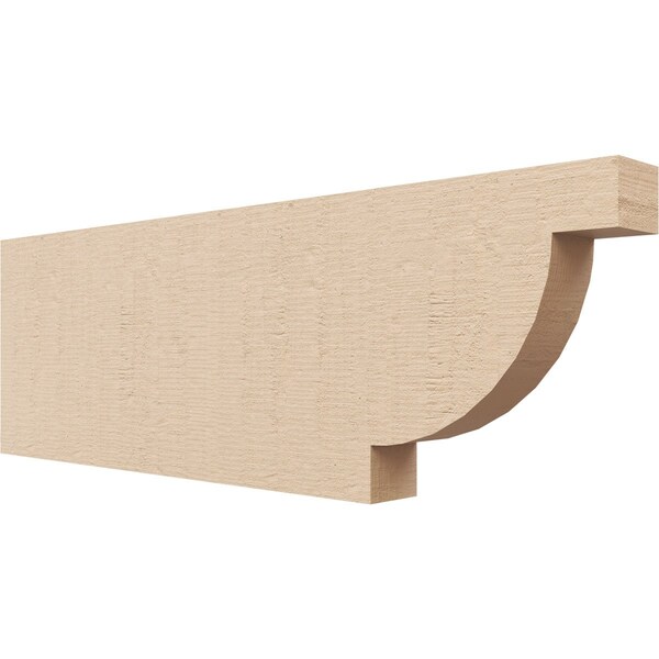 Ekena Millwork 2in. W x 8in. H x 24in. L Alpine Woodgrain TimberThane Rafter Tail, Primed Tan RFTUR02X08X24ALPRCPR - main